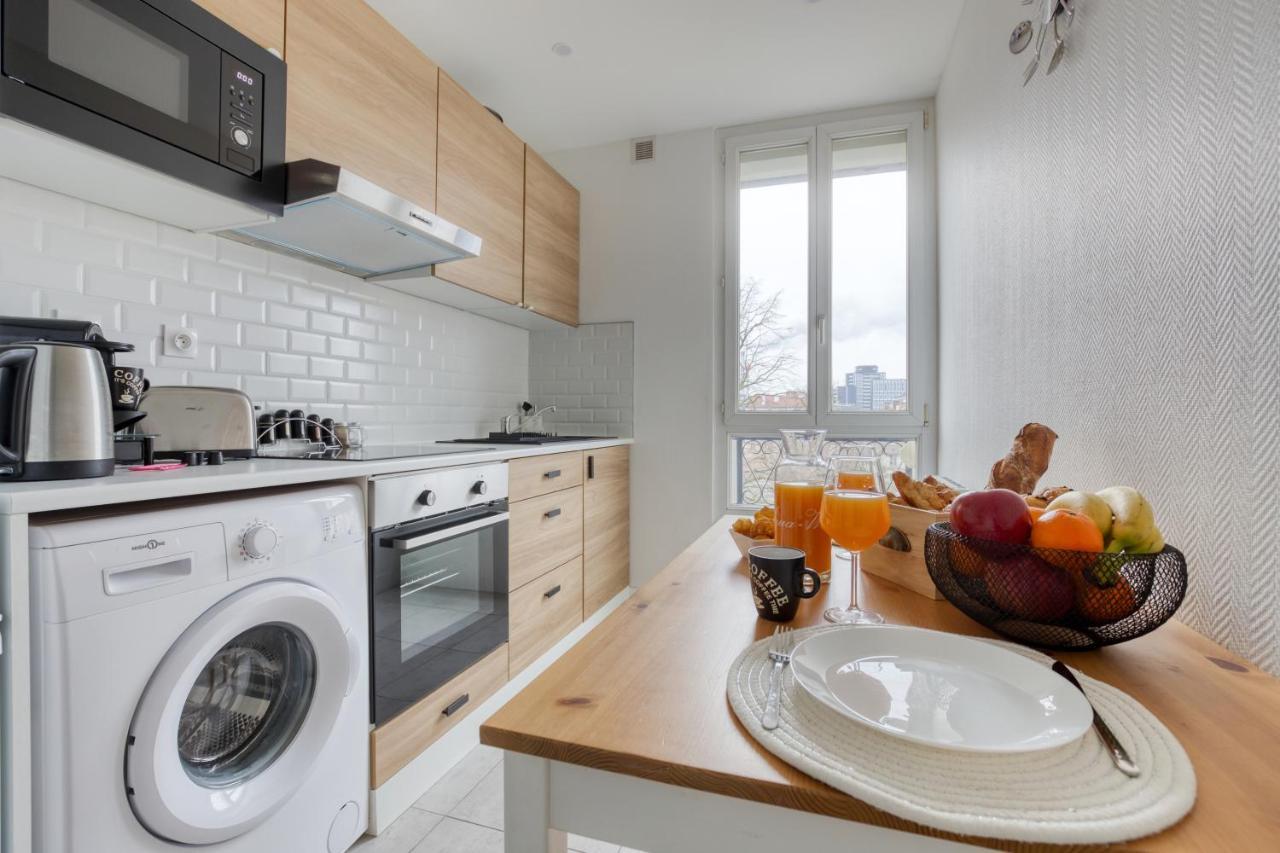 Apartamento Metro 7 - Gare C - Parking Private- Easy Check-In Ivry-sur-Seine Exterior foto